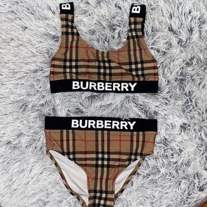 Little Girls Authentic Burberry Swim Suit